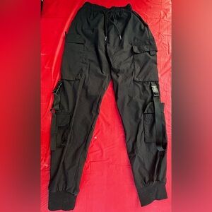 Cargo paper bag pants